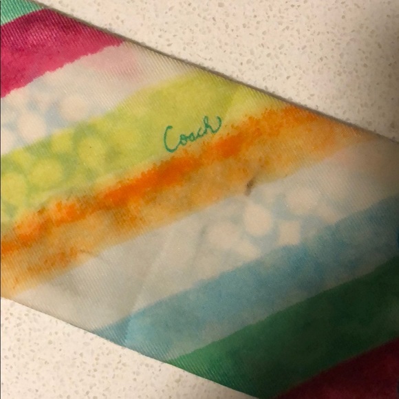 Double sided Coach scarf - Picture 3 of 3